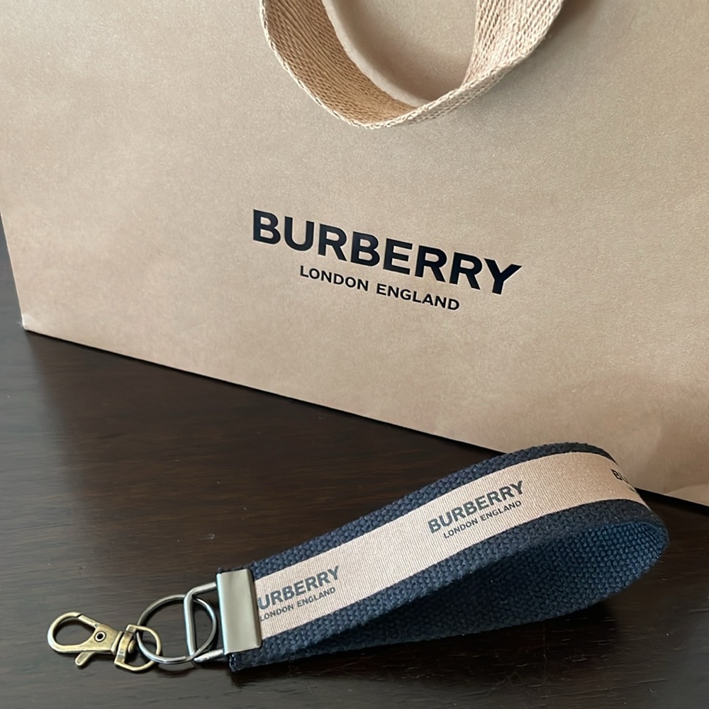 Upcycled Luxury Keychain Wristlet